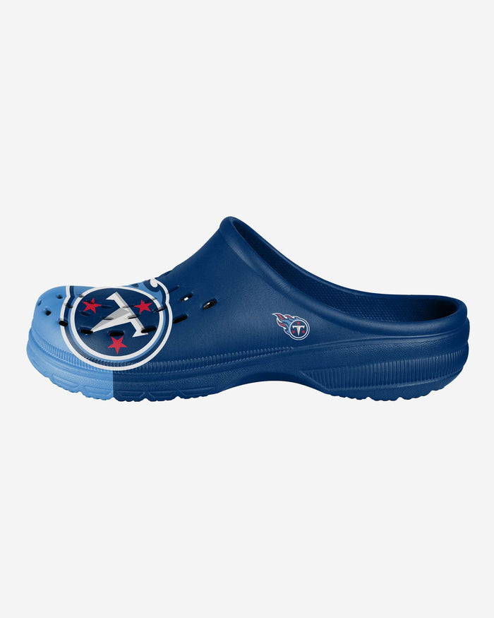Tennessee Titans Colorblock Big Logo Clog FOCO - FOCO.com