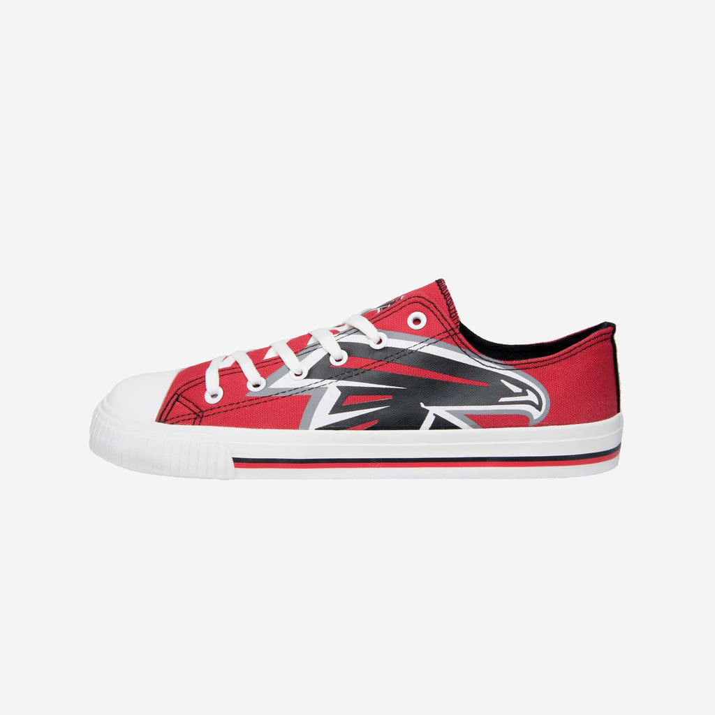 Atlanta Falcons Mens Low Top Big Logo Canvas Shoe FOCO - FOCO.com