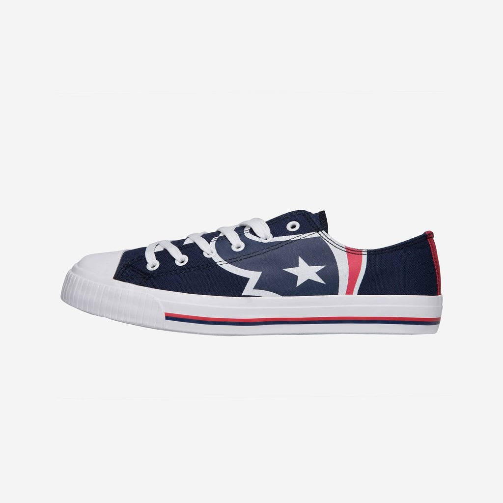 Houston Texans Mens Low Top Big Logo Canvas Shoe FOCO - FOCO.com