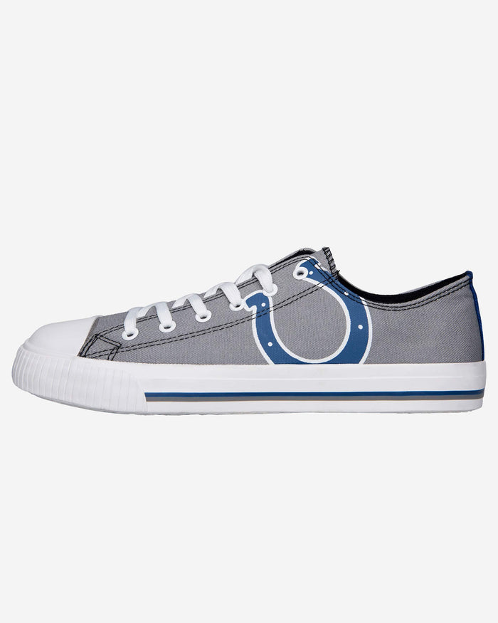 Indianapolis Colts Mens Low Top Big Logo Canvas Shoe FOCO - FOCO.com