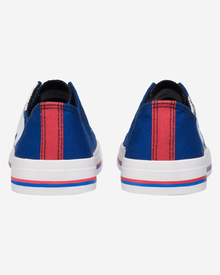 New York Giants Mens Low Top Big Logo Canvas Shoe FOCO - FOCO.com