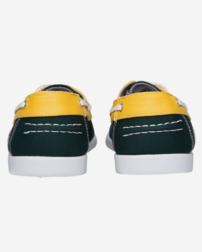 Green Bay Packers Mens Side Logo Canvas Shoe FOCO - FOCO.com