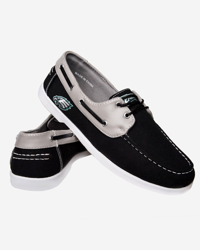 Philadelphia Eagles Mens Side Logo Canvas Shoe FOCO - FOCO.com