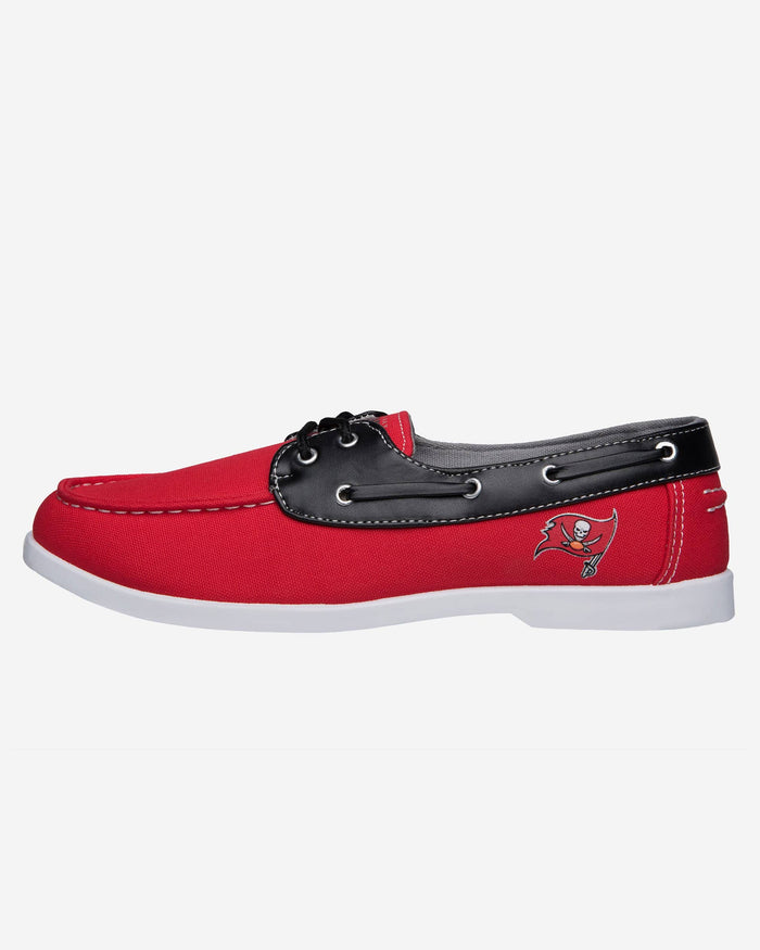 Tampa Bay Buccaneers Mens Side Logo Canvas Shoe FOCO - FOCO.com