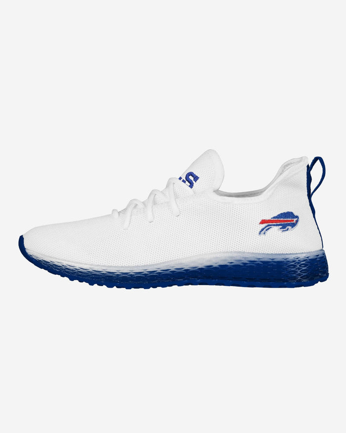 Buffalo Bills Gradient Midsole White Sneakers FOCO 7 - FOCO.com