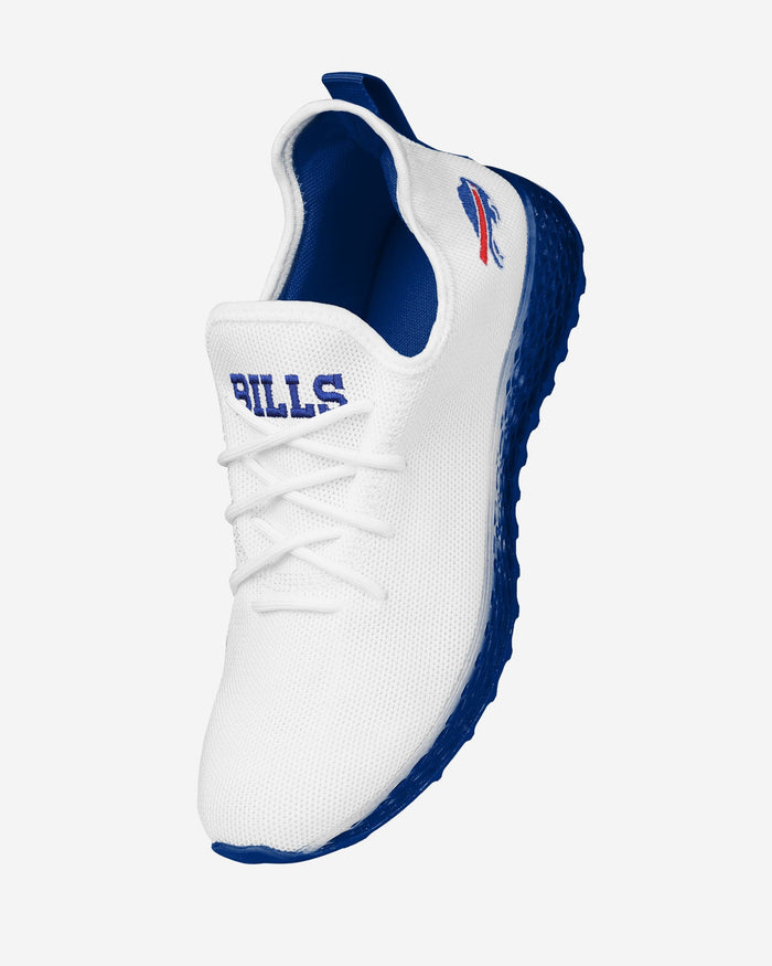 Buffalo Bills Gradient Midsole White Sneakers FOCO - FOCO.com