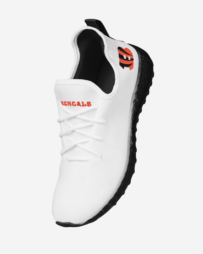 Cincinnati Bengals Gradient Midsole White Sneakers FOCO - FOCO.com