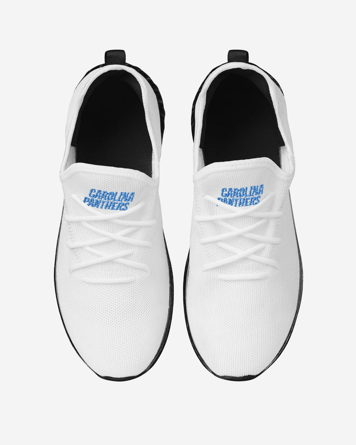 Carolina Panthers Gradient Midsole White Sneakers FOCO - FOCO.com