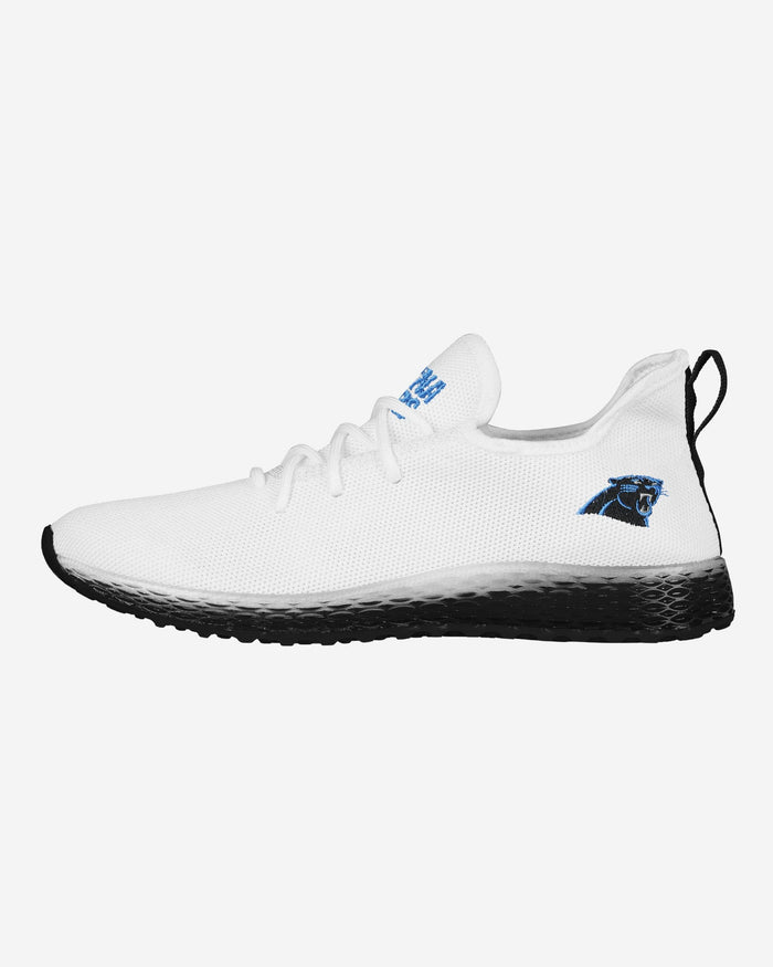 Carolina Panthers Gradient Midsole White Sneakers FOCO 7 - FOCO.com