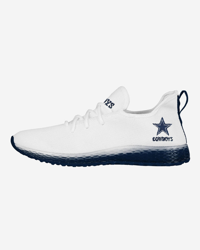 Dallas Cowboys Gradient Midsole White Sneakers FOCO 7 - FOCO.com