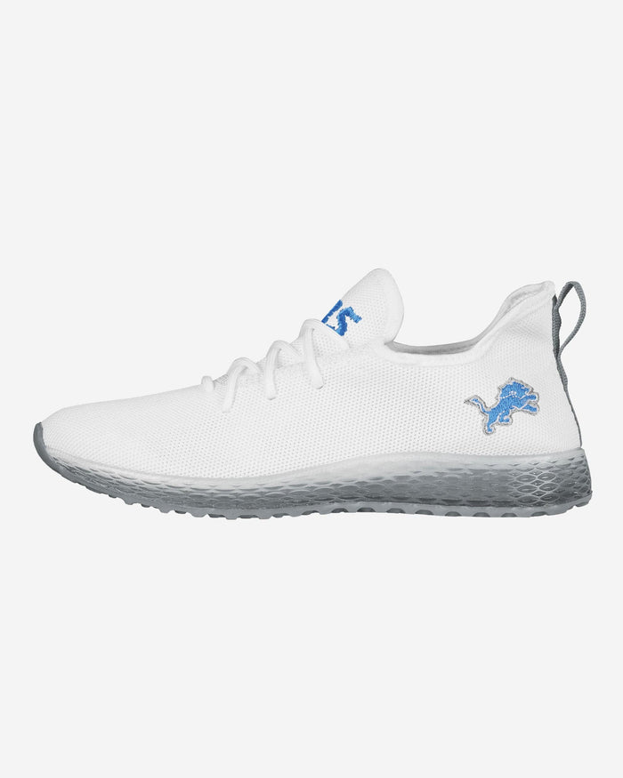 Detroit Lions Gradient Midsole White Sneakers FOCO 7 - FOCO.com