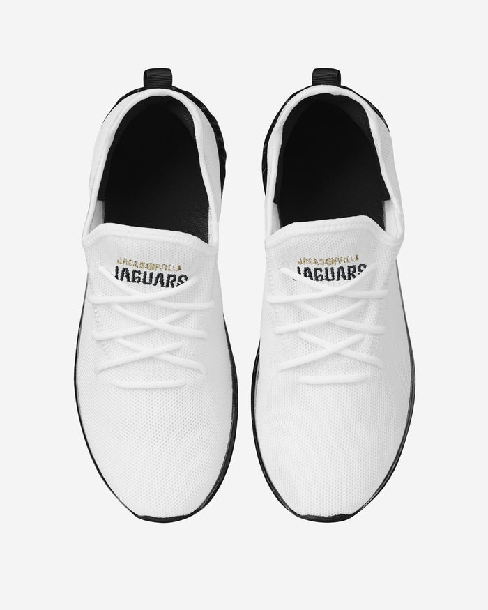 Jacksonville Jaguars Gradient Midsole White Sneakers FOCO - FOCO.com