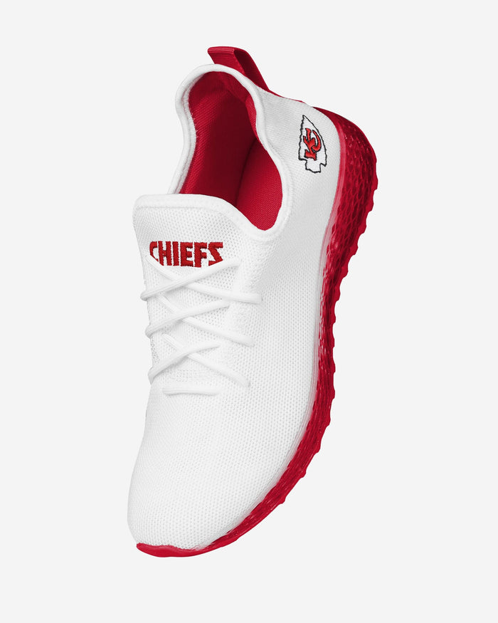 Kansas City Chiefs Gradient Midsole White Sneakers FOCO - FOCO.com