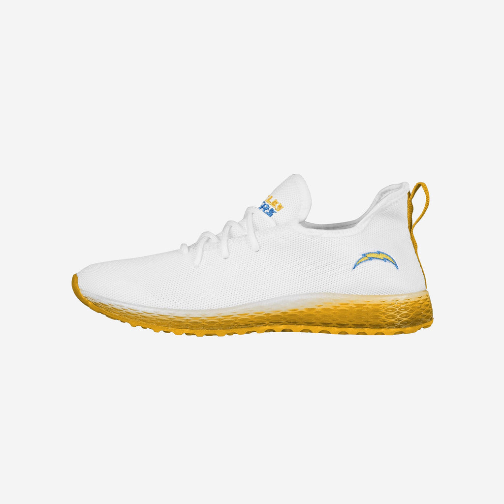 Los Angeles Chargers Gradient Midsole White Sneakers FOCO 7 - FOCO.com