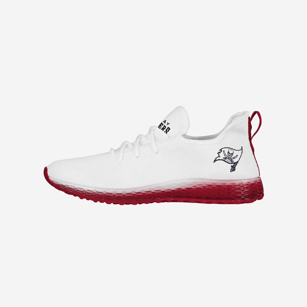 Tampa Bay Buccaneers Gradient Midsole White Sneakers FOCO 7 - FOCO.com