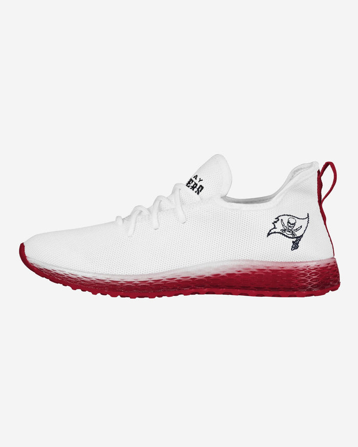 Tampa Bay Buccaneers Gradient Midsole White Sneakers FOCO 7 - FOCO.com