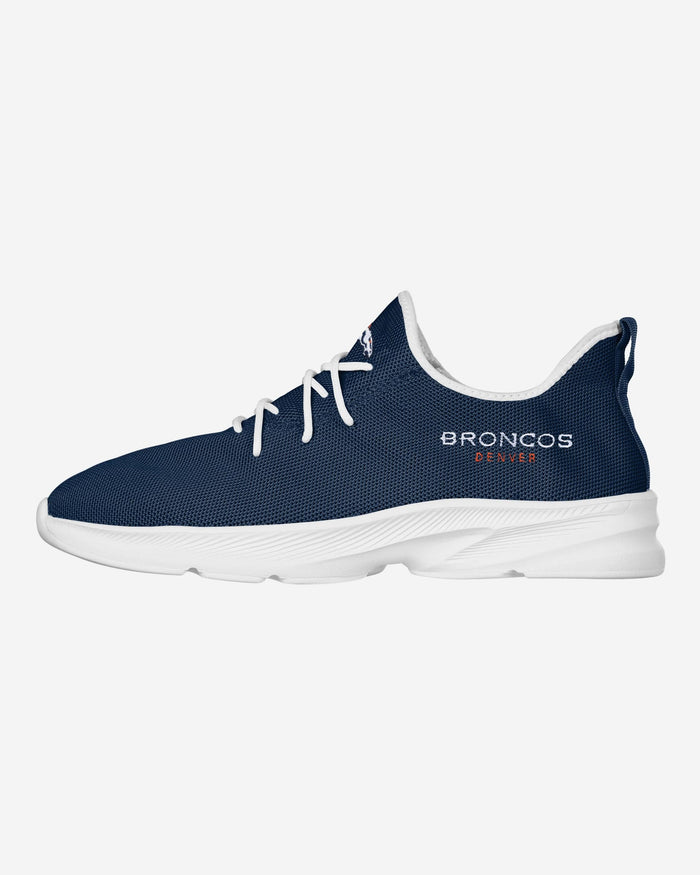 Denver Broncos Team Color Sneakers FOCO 7 - FOCO.com