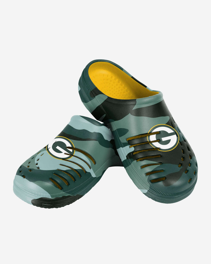 Green Bay Packers Tonal Camo Clog FOCO - FOCO.com