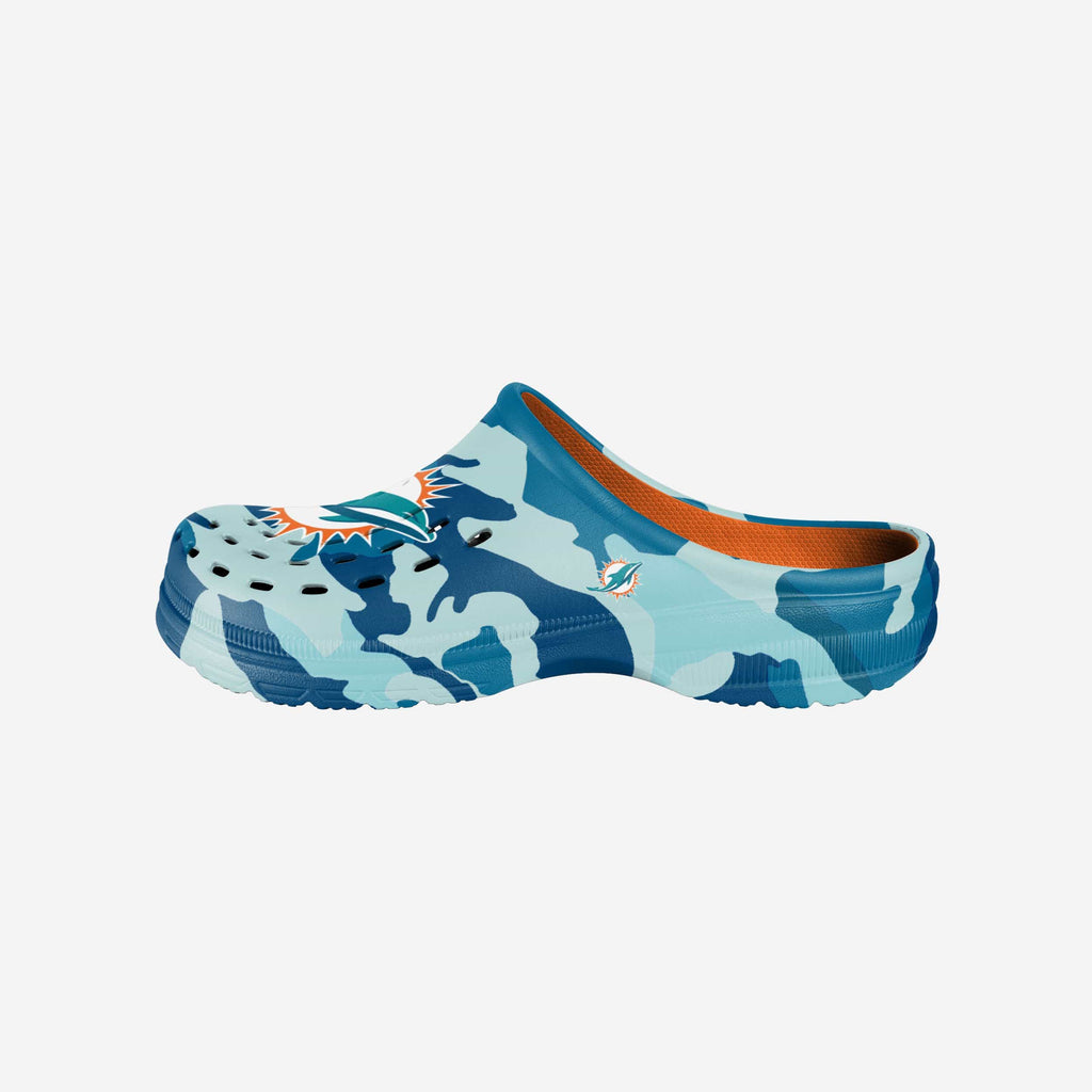 Miami Dolphins Tonal Camo Clog FOCO S - FOCO.com