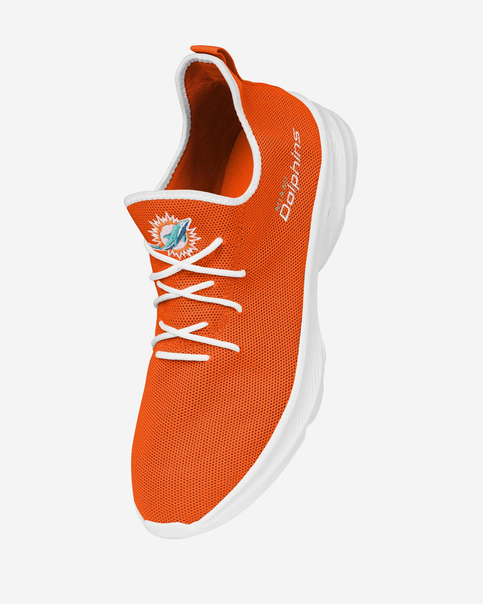 Miami Dolphins Team Color Sneakers FOCO - FOCO.com