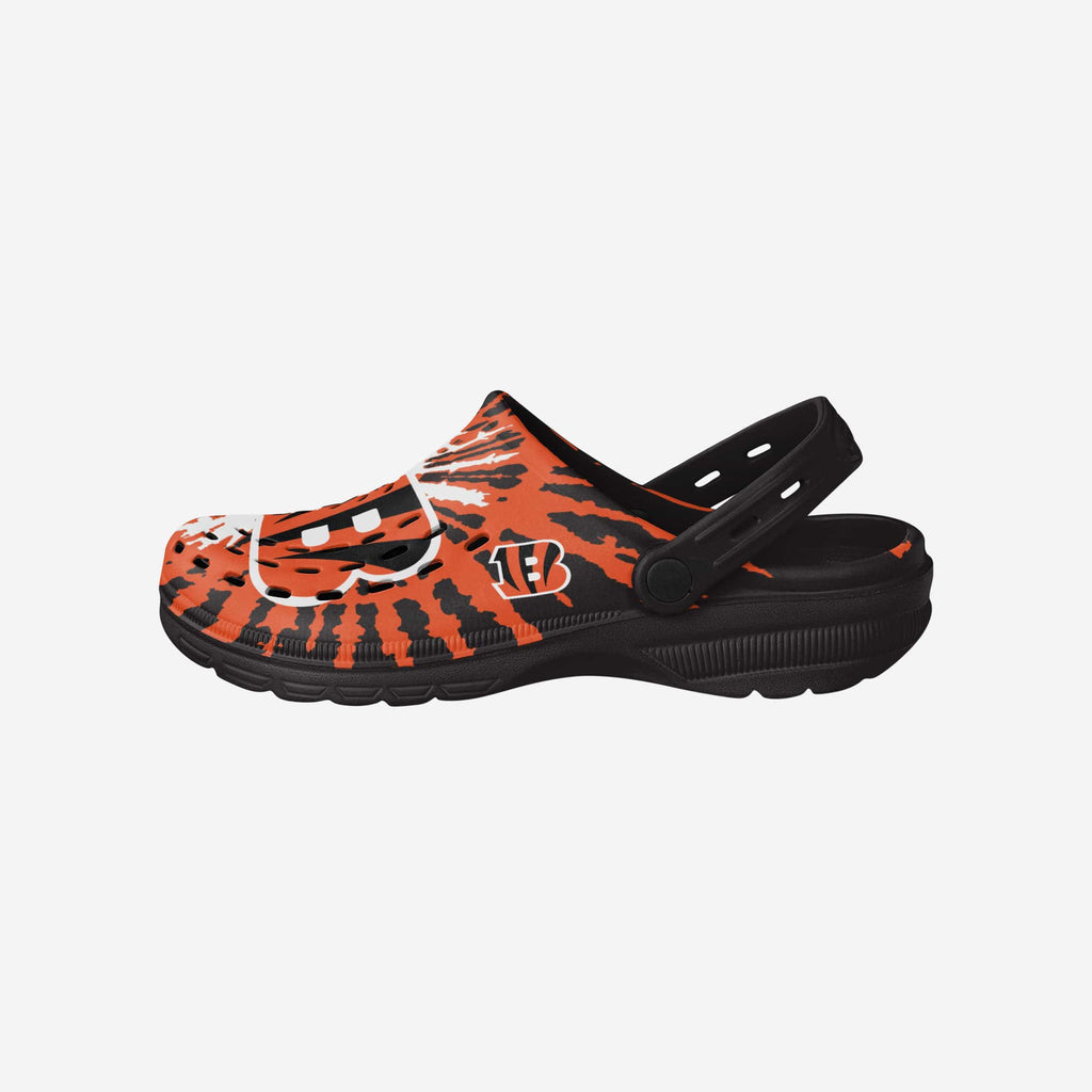 Cincinnati Bengals Tie-Dye Clog With Strap FOCO S - FOCO.com