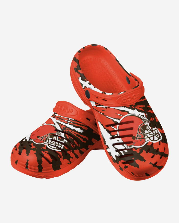 Cleveland Browns Tie-Dye Clog With Strap FOCO - FOCO.com