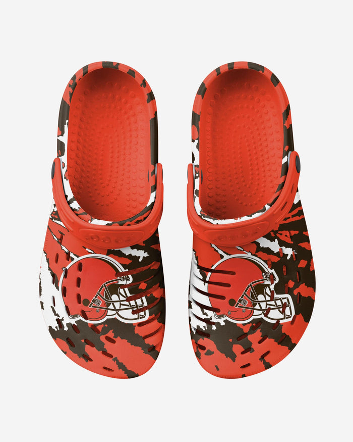 Cleveland Browns Tie-Dye Clog With Strap FOCO - FOCO.com