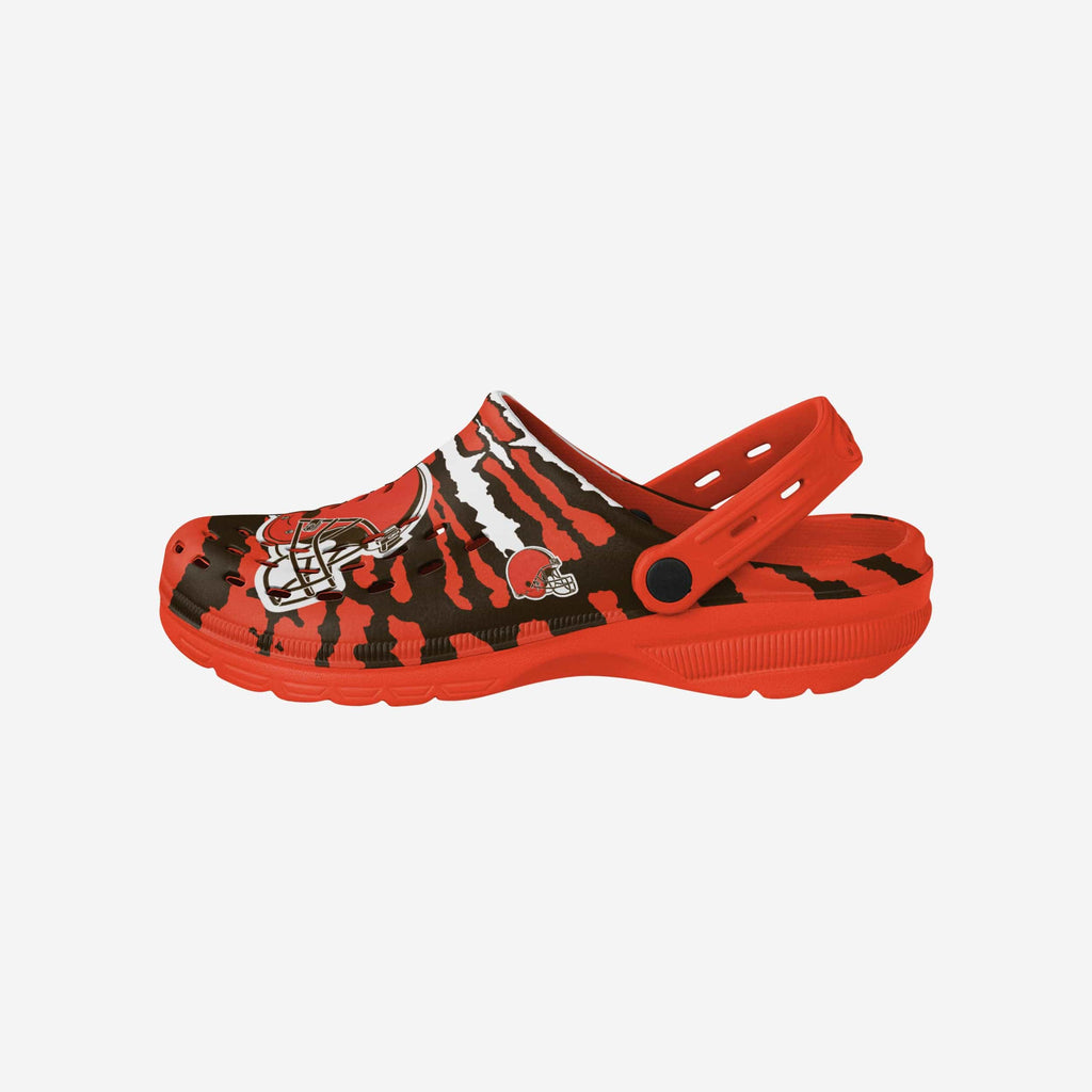 Cleveland Browns Tie-Dye Clog With Strap FOCO S - FOCO.com