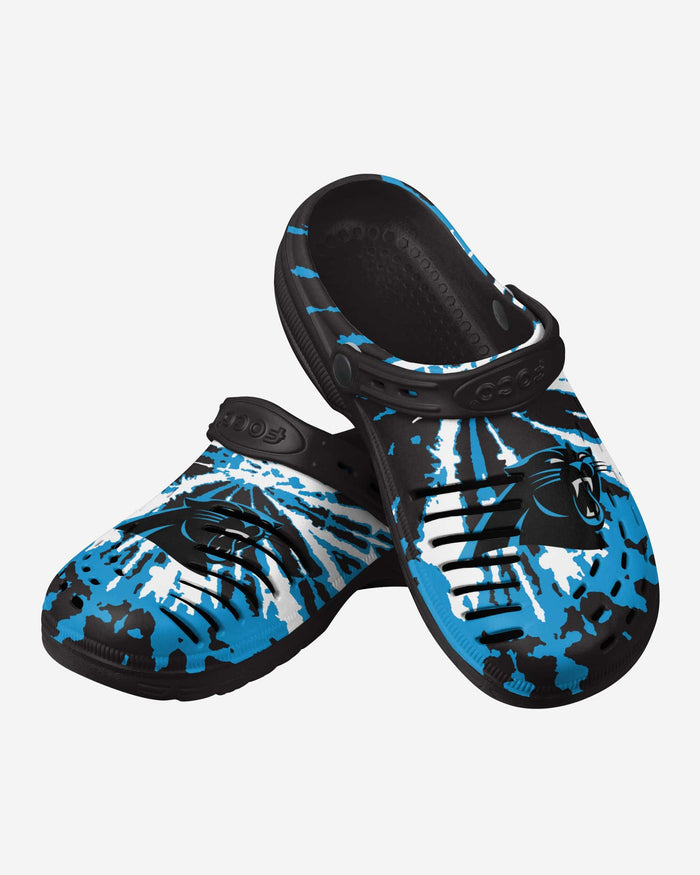 Carolina Panthers Tie-Dye Clog With Strap FOCO - FOCO.com