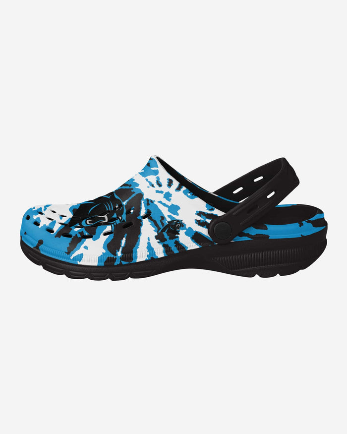 Carolina Panthers Tie-Dye Clog With Strap FOCO S - FOCO.com