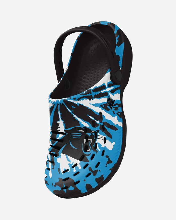 Carolina Panthers Tie-Dye Clog With Strap FOCO - FOCO.com