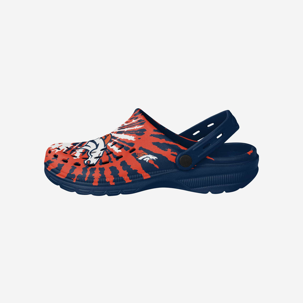 Denver Broncos Tie-Dye Clog With Strap FOCO S - FOCO.com