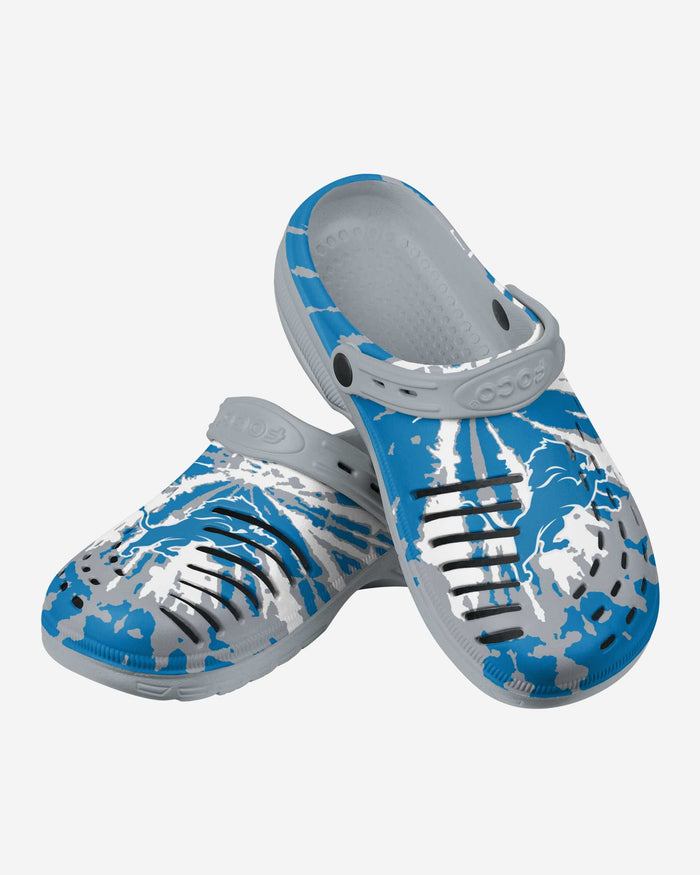 Detroit Lions Tie-Dye Clog With Strap FOCO - FOCO.com