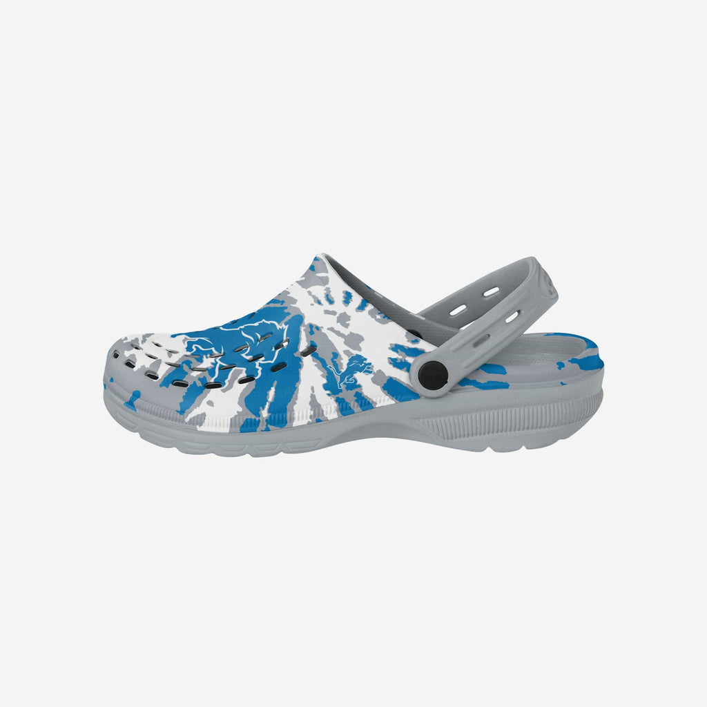 Detroit Lions Tie-Dye Clog With Strap FOCO S - FOCO.com