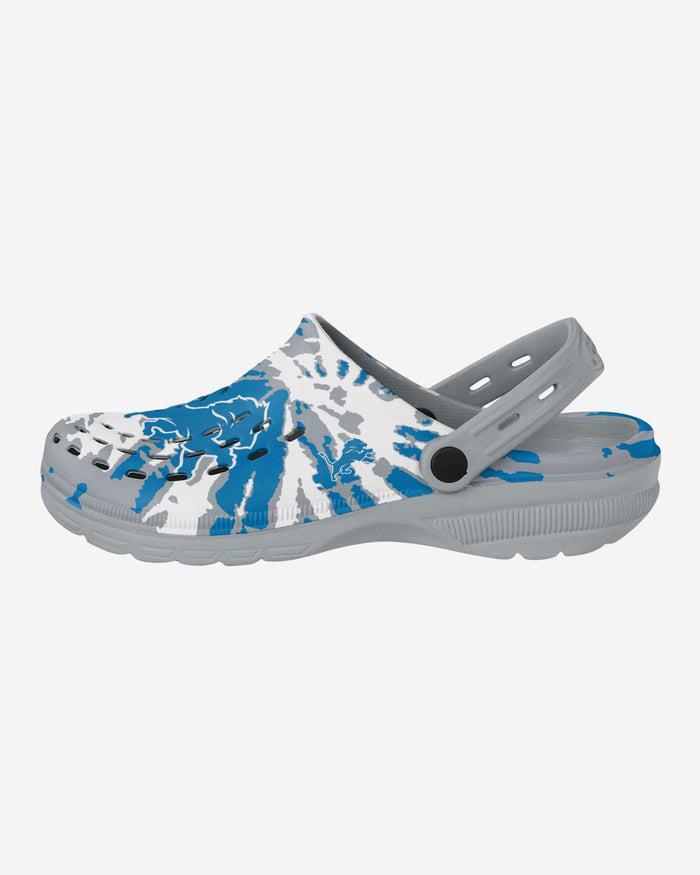 Detroit Lions Tie-Dye Clog With Strap FOCO S - FOCO.com