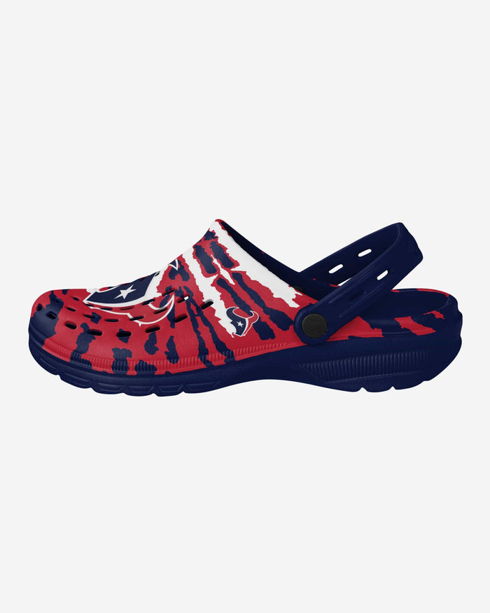 Houston Texans Tie-Dye Clog With Strap FOCO S - FOCO.com