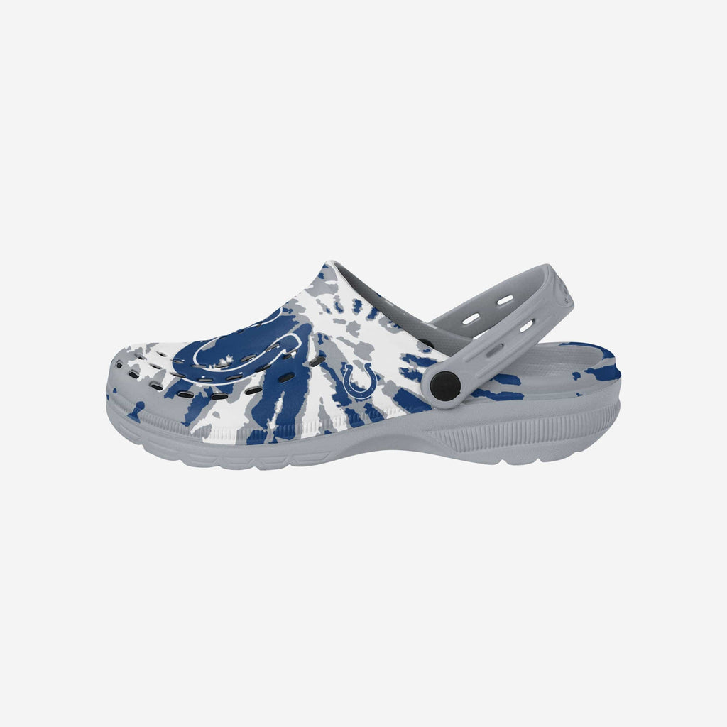 Indianapolis Colts Tie-Dye Clog With Strap FOCO S - FOCO.com