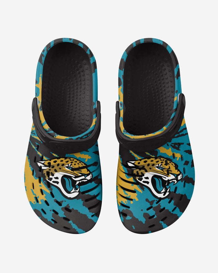 Jacksonville Jaguars Tie-Dye Clog With Strap FOCO - FOCO.com