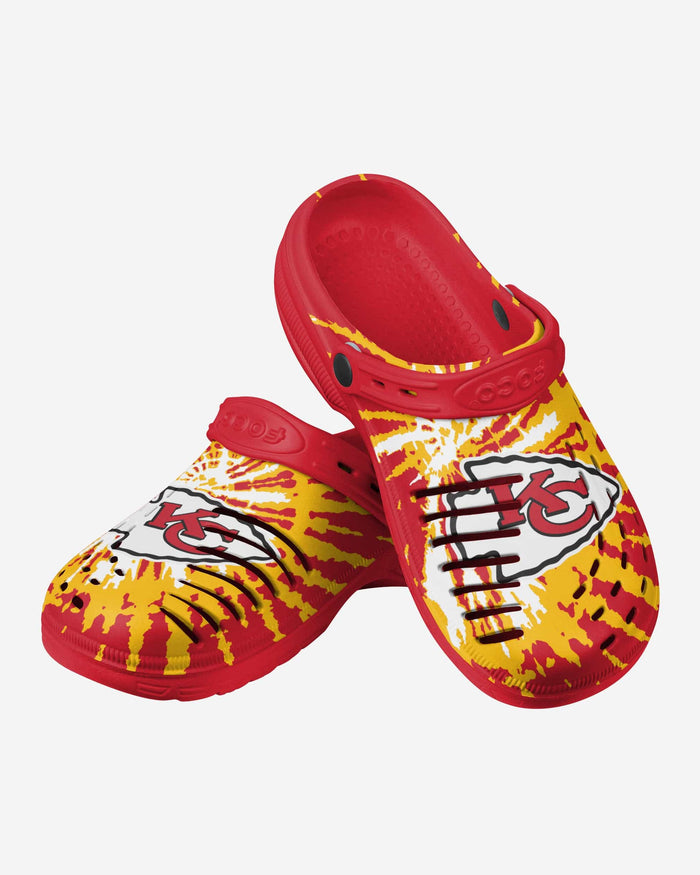 Kansas City Chiefs Tie-Dye Clog With Strap FOCO - FOCO.com
