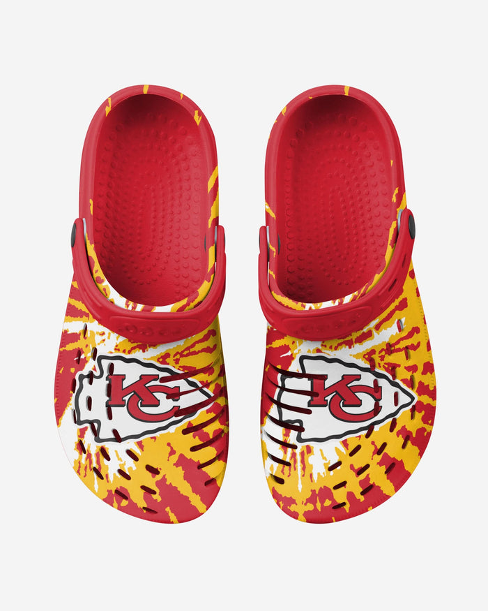 Kansas City Chiefs Tie-Dye Clog With Strap FOCO - FOCO.com