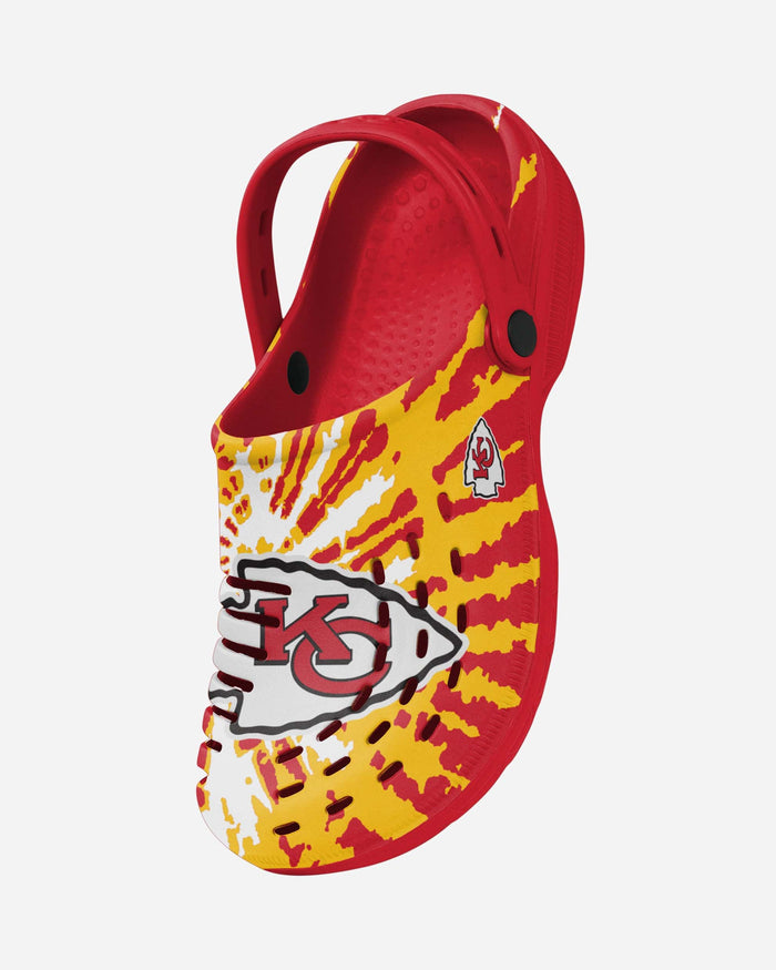 Kansas City Chiefs Tie-Dye Clog With Strap FOCO - FOCO.com