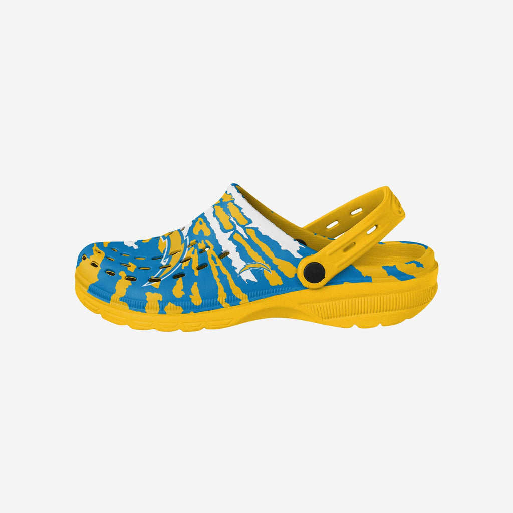 Los Angeles Chargers Tie-Dye Clog With Strap FOCO S - FOCO.com