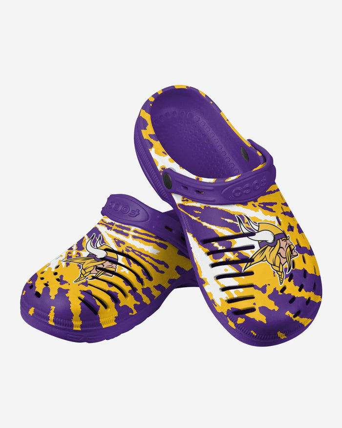 Minnesota Vikings Tie-Dye Clog With Strap FOCO - FOCO.com