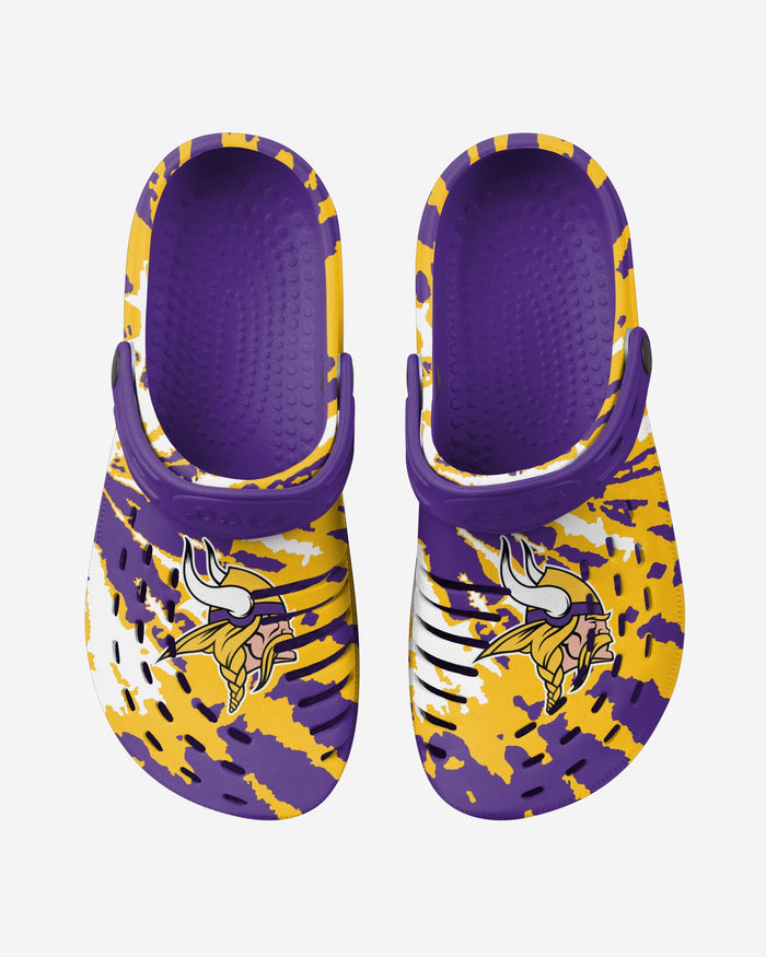 Minnesota Vikings Tie-Dye Clog With Strap FOCO - FOCO.com