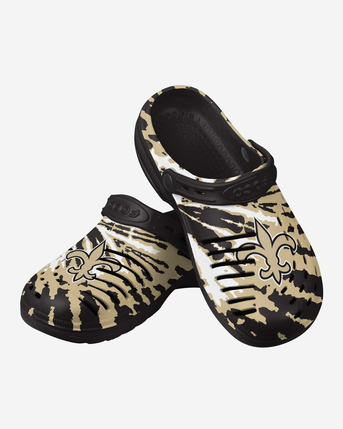 New Orleans Saints Tie-Dye Clog With Strap FOCO - FOCO.com