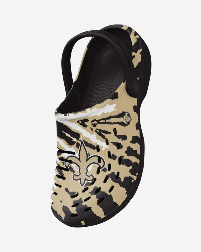 New Orleans Saints Tie-Dye Clog With Strap FOCO - FOCO.com