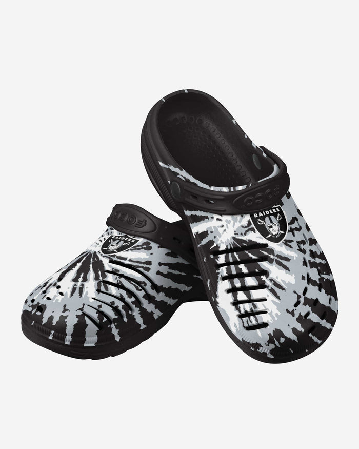 Las Vegas Raiders Tie-Dye Clog With Strap FOCO - FOCO.com