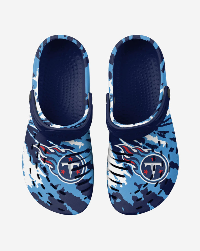 Tennessee Titans Tie-Dye Clog With Strap FOCO - FOCO.com