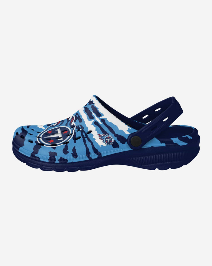 Tennessee Titans Tie-Dye Clog With Strap FOCO S - FOCO.com