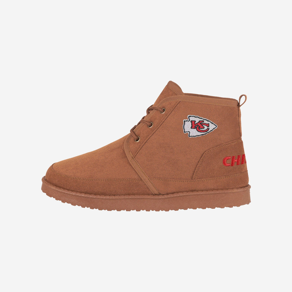 Kansas City Chiefs Team Logo Sherpa Lined Boot FOCO 7 - FOCO.com